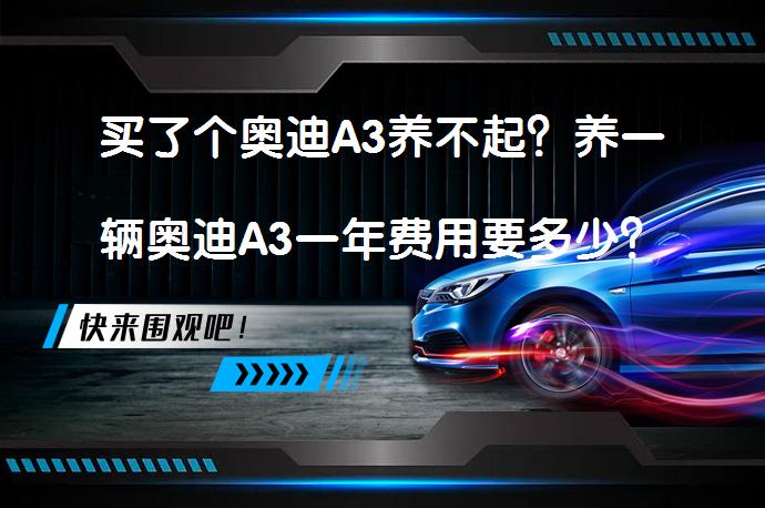 买了个奥迪A3养不起？养一辆奥迪A3一年费用要多少？_58汽车