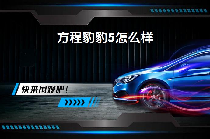 方程豹豹5怎么样-58同城