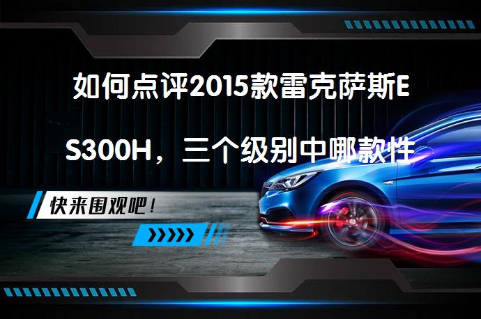 如何点评2015款雷克萨斯ES300H，三个级别中哪款性价比最高？_58汽车