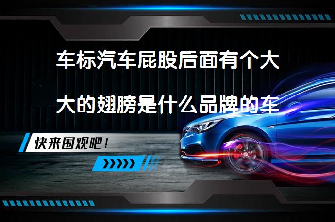 车标汽车屁股后面有个大大的翅膀是什么品牌的车_58汽车
