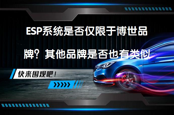 ESP系统是否仅限于博世品牌？其他品牌是否也有类似技术？_58汽车