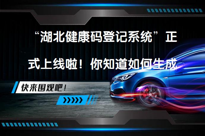 “湖北健康码登记系统”正式上线啦！你知道如何生成吗？_58汽车