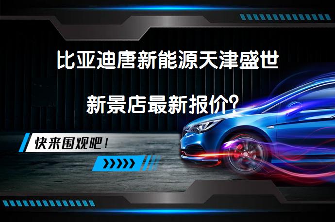 比亚迪唐新能源天津盛世新景店最新报价？_58汽车