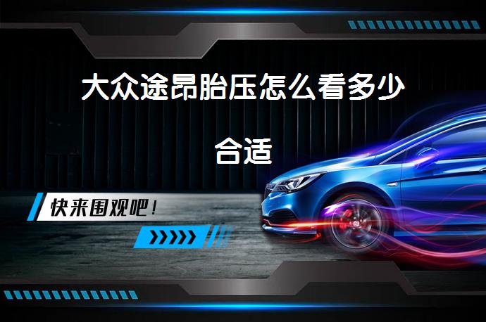 大众途昂胎压怎么看多少合适_58汽车