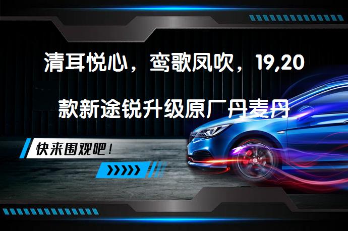 清耳悦心，鸾歌凤吹，19,20款新途锐升级原厂丹麦丹拿音响系统效果如何？_58汽车