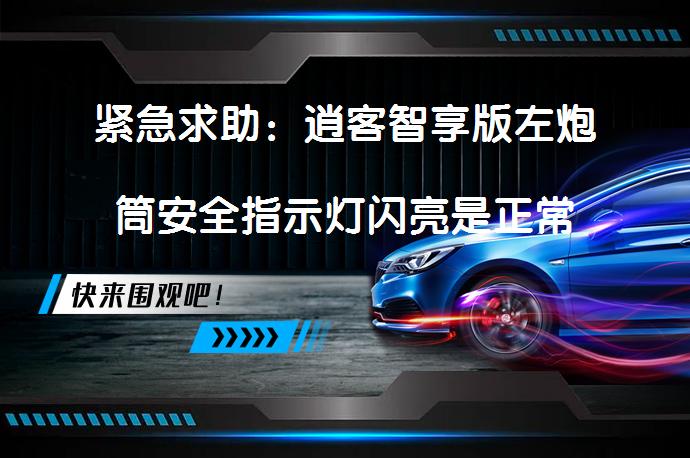 紧急求助：逍客智享版左炮筒安全指示灯闪亮是正常现象吗？_58汽车