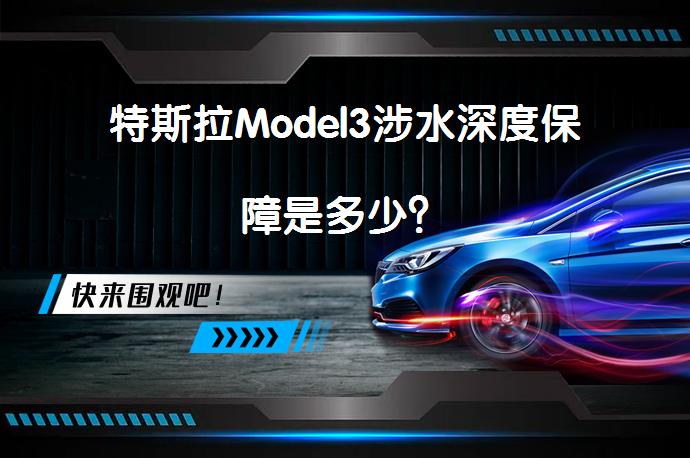 特斯拉Model3涉水深度保障是多少？_58汽车