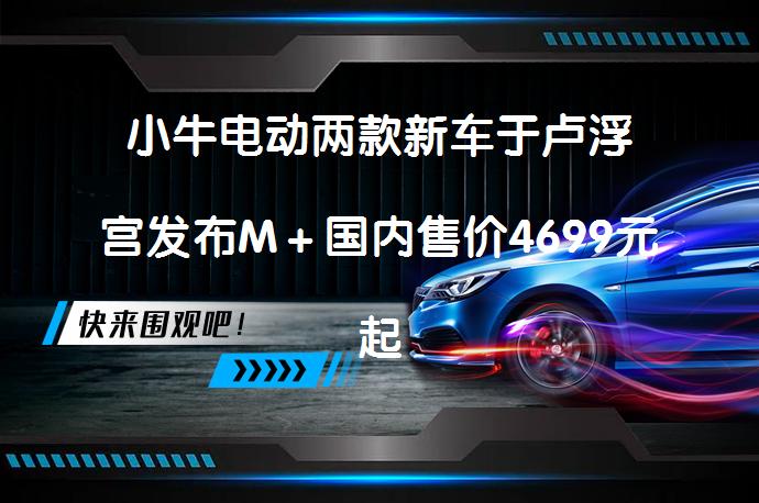 小牛电动两款新车于卢浮宫发布M＋国内售价4699元起吗？_58汽车