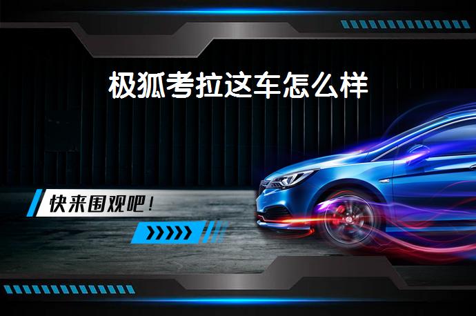 极狐考拉这车怎么样-58同城
