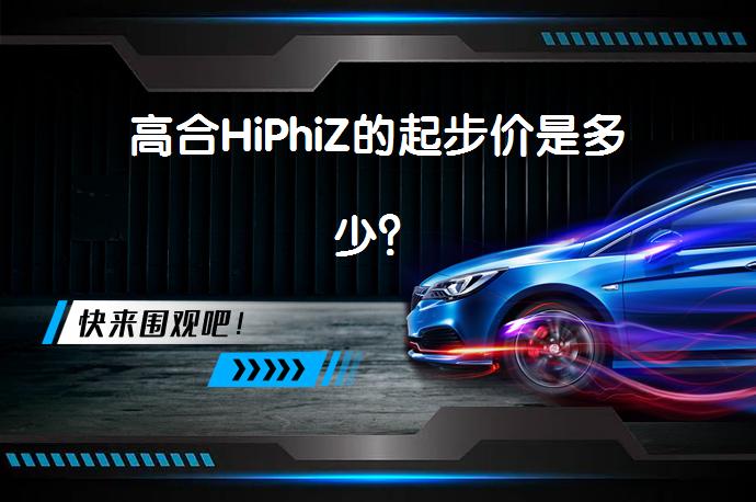 高合HiPhiZ的起步价是多少？_58汽车