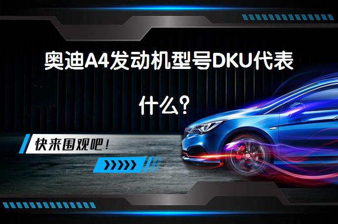 奥迪A4发动机型号DKU代表什么？_58汽车