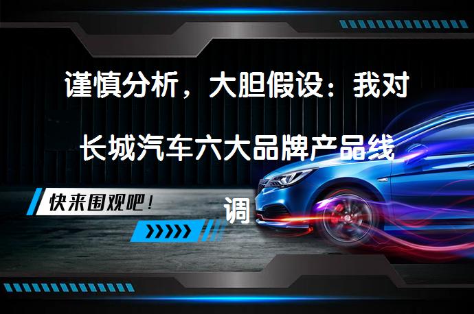 谨慎分析，大胆假设：我对长城汽车六大品牌产品线调整的见解是什么？_58汽车