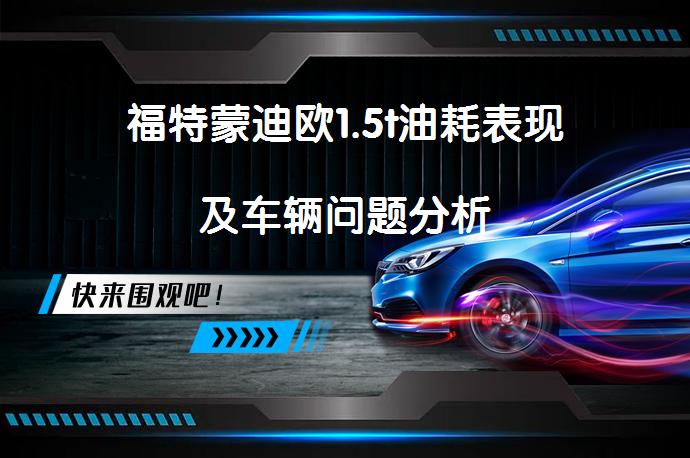 福特蒙迪欧1.5t油耗表现及车辆问题分析_58汽车